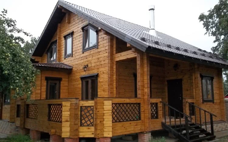 Дома из профилированного бруса